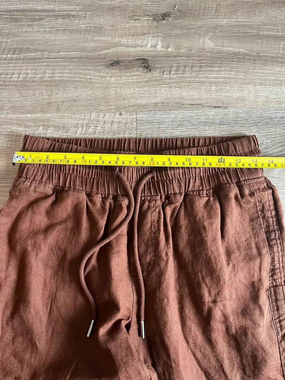 Quince brown linen